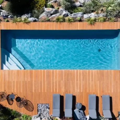 Auffray Paysage : terrasse en bois &agrave; Sainte-Maxime & Saint-Tropez (83)